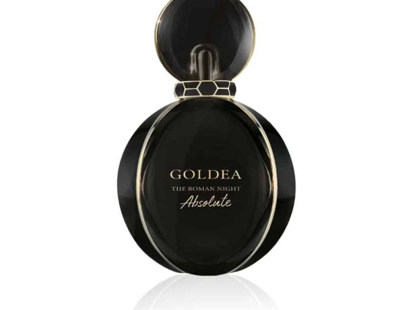 Bvlgari Goldea The Roman Night Absolute Eau de Parfum 75ml luxury perfume bottle with gold accents