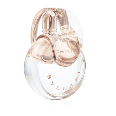 Bvlgari Omnia Crystalline Eau De Toilette 100ml bottle with interlocking rings design #