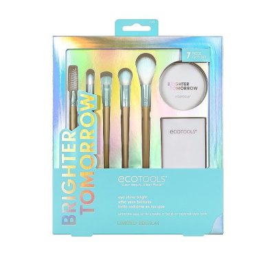 Eye Shine Bright Kit complete luxury eye care system with serum, cream, applicator and massage tool