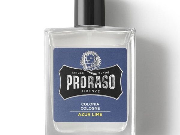 Single Blade Azur Lime Eau De Cologne 100ml bottle featuring refreshing citrus fragrance
