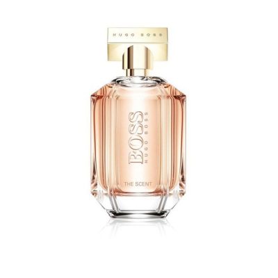 Hugo Boss The Scent For Her Eau De Parfum 100ml bottle with elegant rose-gold accents