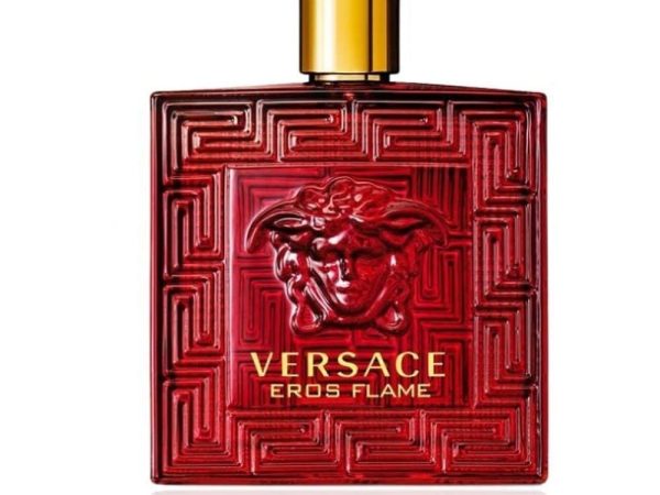 Versace Eros Flame Eau de Parfum for Men 200ml Bottle with Signature Medusa Design