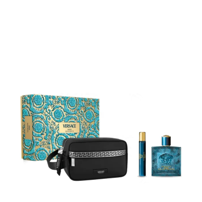 Eros Gift Set For Men by Versace featuring 3-Piece Luxury Collection
