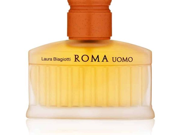 Laura Biagiotti Roma Uomo Eau De Toilette 125ml bottle displaying classic Italian cologne design ##