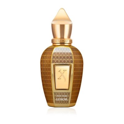 Oud Stars Luxor Eau De Parfum 50ml bottle with golden accents and handcrafted wooden box