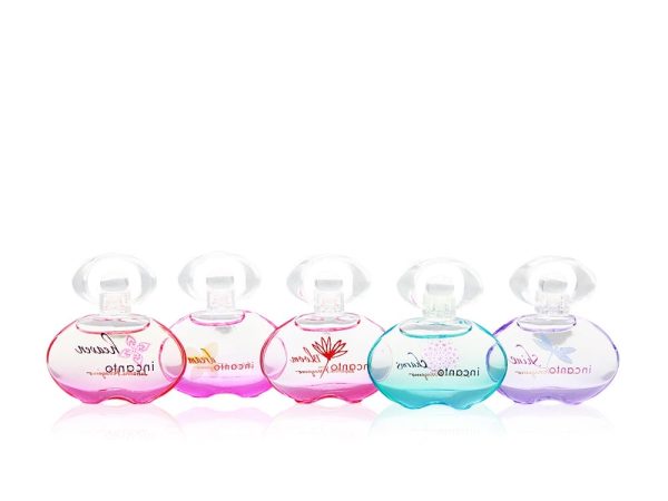 Salvatore Ferragamo Eau De Toilette Mini Set containing 5 luxury fragrances in travel-sized bottles