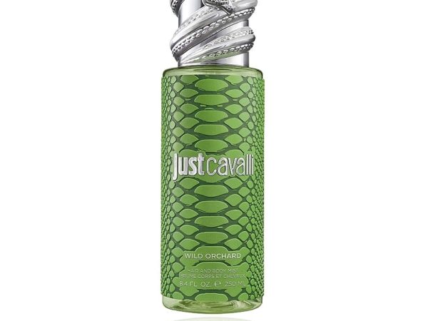 Just Cavalli Wild Orchard Hair and Body Mist 250ml bottle with fruity-floral fragrance