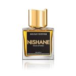 Sultan Vetiver Extrait De Parfum 50ml bottle featuring premium woody vetiver fragrance