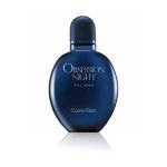 Calvin Klein Obsession Night Eau De Toilette 125ml bottle on black background