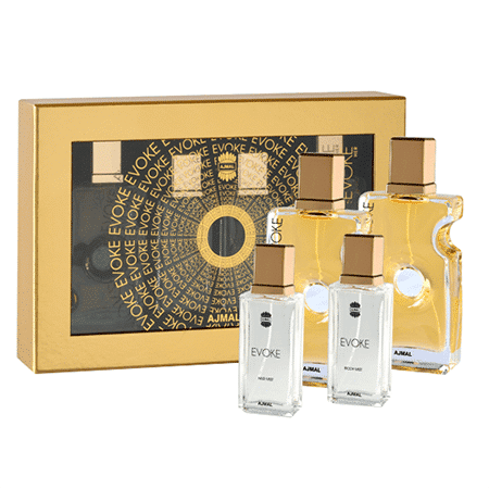 Evoke Gift Set Women 4 Pcs Premium Fragrance Collection in Luxury Packaging
