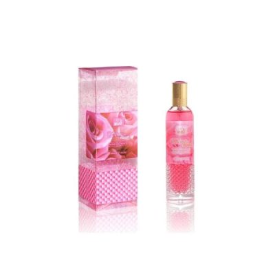 Oud AlDakheel Sense Of Rose EDP 100ML luxury Arabic perfume bottle with gold accents