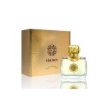 Oud AlDakheel Crown Gold EDP 100ML luxury Arabic perfume bottle with gold accents