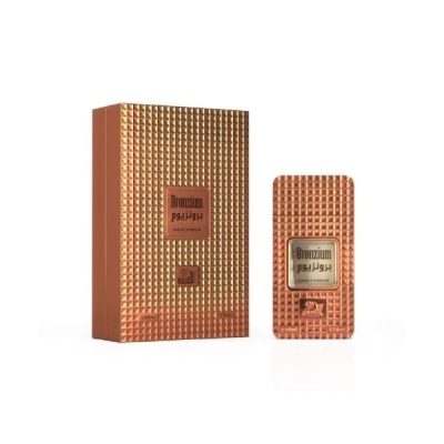 Oud AlDakheel Bronzium EDP 50ML Luxury Arabic Perfume Bottle with Bronze Accents
