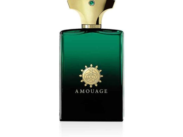 Amouage Epic Eau de Parfum 100ml luxury oud fragrance in gold-accented bottle
