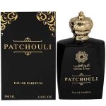Luxury Patchouli EDP 100ML bottle with rich amber-colored fragrance in elegant packaging