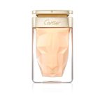 Cartier La Panthere Eau De Parfum 75ml bottle featuring iconic panther face design