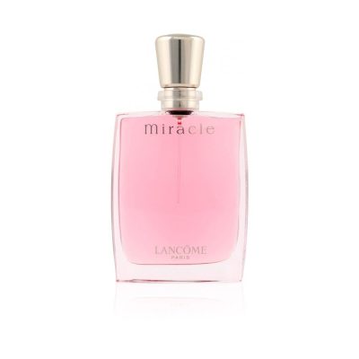 Lancôme Miracle Eau De Parfum 100ml bottle with pink liquid and silver cap #