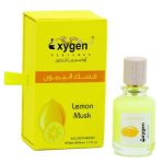 Lemon Musk 50ML luxury citrus musk perfume bottle with elegant packaging