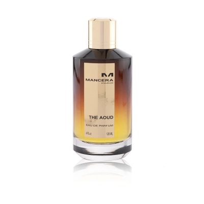 The Aoud Eau De Parfum 120ml luxury oud fragrance bottle with gold accents ##