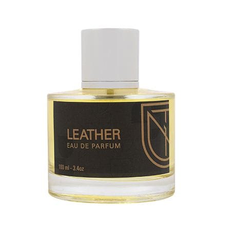 Leather EDP 100ML luxury unisex leather fragrance bottle with amber-colored perfume