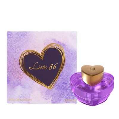 Love 86 EDP 60ML Luxury Oriental Fragrance Bottle with Vanilla and Oud Notes