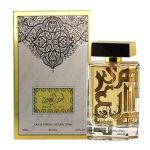 Amer Al Oud Gold EDP 100ML luxury Arabic oud perfume bottle with gold accents