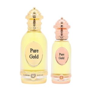Pure Gold Set 2 Pcs Luxury Fragrance Collection with Saffron and Oud Notes