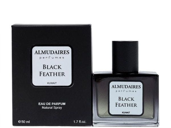 Luxury Black Feather EDP 50ML Oriental Fragrance Bottle with Elegant Design
