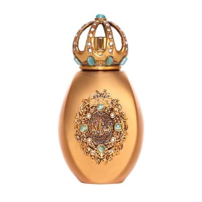 Mazaya EDP 50ML luxury oriental fragrance bottle with ornate gold detailing