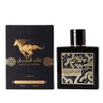 Qaed Al Fursan EDP 90ML luxury Arabic oud perfume bottle with gold accents
