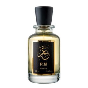 R.M EDP 100ML luxury perfume bottle with premium oud and amber fragrance notes