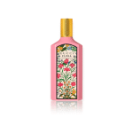 Gucci Flora Gorgeous Gardenia EDP 100ml women's perfume bottle with floral pattern